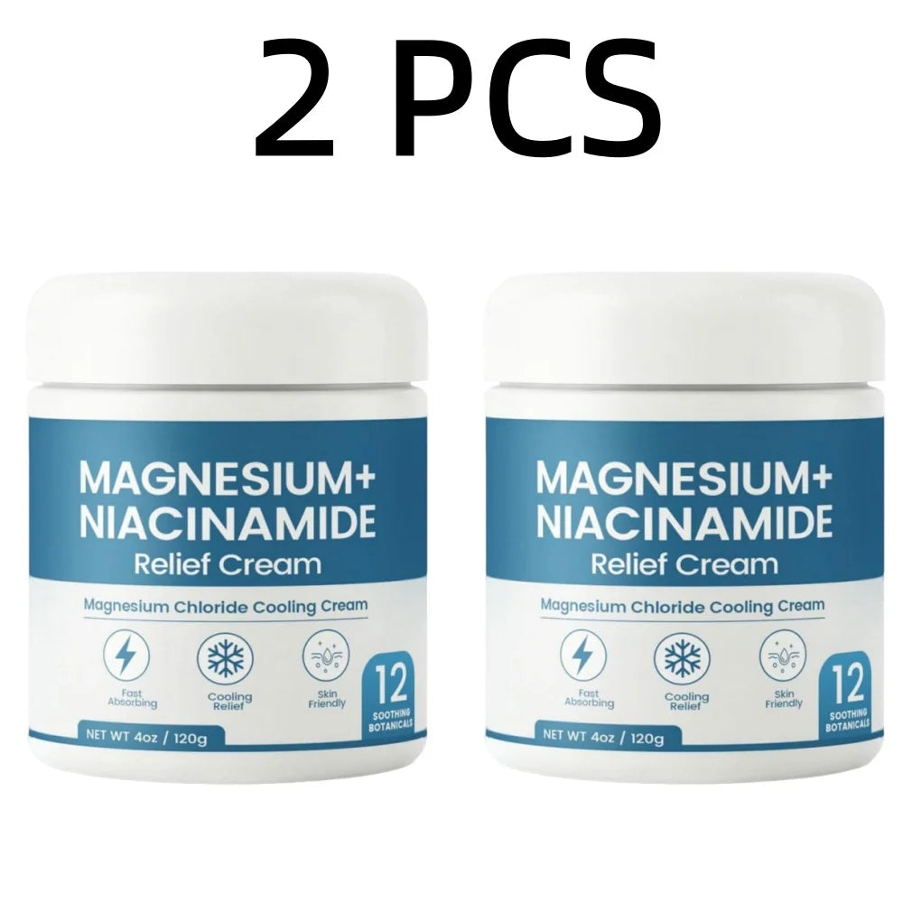 120g Niacinamide Magnesium Chloride Relief Cream Cooling Body Moisturizer Brightening Repair Skin Barrier Dryness Lotion Care