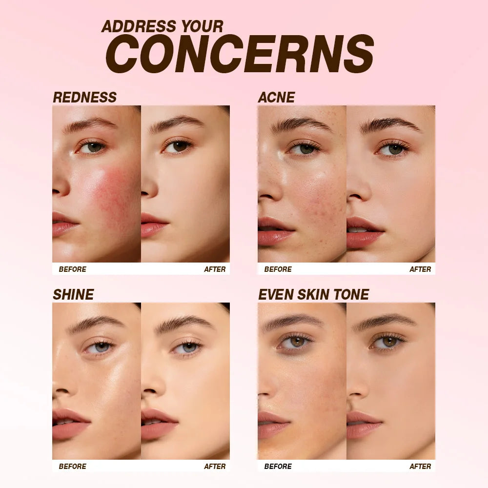 2in1 Setting Sun Protection Weightless Matte Powder Long Lasting High Concealer Power Waterproof Oil Free Compact