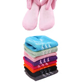 Reusable Silicone Moisturizing Mask Socks Exfoliating Anti Crack Protective Gloves Dry Dead Skin Remover Tools Hand Foot Care