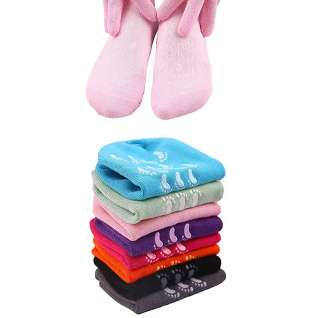 Reusable Silicone Moisturizing Mask Socks Exfoliating Anti Crack Protective Gloves Dry Dead Skin Remover Tools Hand Foot Care
