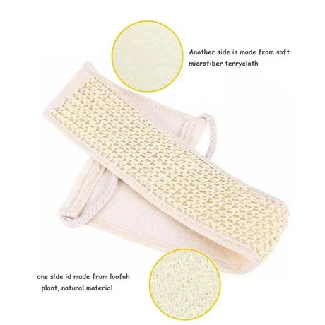 1/5 pcs Rubbing belt Natural Soft Exfoliating Loofah Bath Shower Unisex