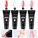 Gel Nail Polish Kit With UV Nail Lamp Electric Nail Drill Machine Soak OFF Gel Nail Kit Base&Top Coat Gel Polish Nail Tools Set