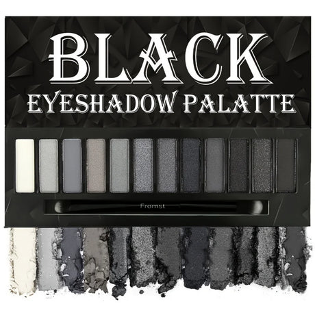 12 Color Matte Eyeshadow Plate Eye Makeup Waterproof Durable Sequins Metal Earth Color Natural Eye Shadow Makeup