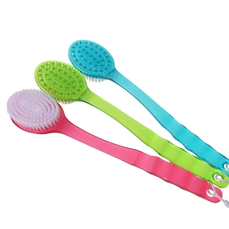 1/2Pcs Body Brush Back Showerhes Bathroom Brush Long Handle Soft Bath With Handle Exfoliating Scrub Skin Massager Exfoliation