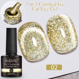 PUENTE 7.5ML Nude Shade Moonlight Cat Magnetic Gel Nail Polish Ultra-Bright Cat Eye Soak Off UV Semi-Permanent Varnish Manicure