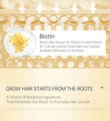 PURC 300ML Biotin Hair Shampoo Scalp Cleaning Nourishing Strengthen Roots Shampoos Hair Care Products for All Hair Types