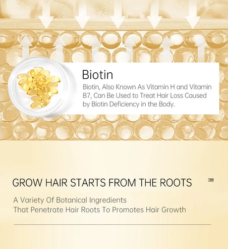 PURC 300ML Biotin Hair Shampoo Scalp Cleaning Nourishing Strengthen Roots Shampoos Hair Care Products for All Hair Types