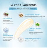 Anti-Wrinkle Eye Serum 5% Caffeine Eye Cream Eye Roller Ball Cream For Dark Circles Fades Fine Lines Remove Eye Bags 15ml
