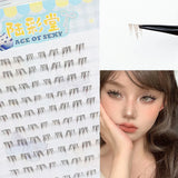 6-7mm ACE Dense Cat Korean Lower Eyelashes Air Fairy Fake Eyelash Segmented Natural Under Lashes Extension Manga Eye Makeup Tool