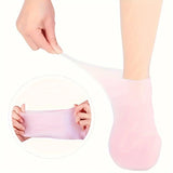 Socks Exfoliating Moisturizing Anti Dry Cracked Plantar Protection Socks ExfoliatingSilicone Socks Foot Skin Care Elastic Socks