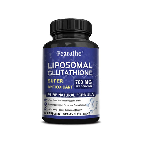 Liposomal Glutathione Capsules, Advanced Antioxidant, Support Detox, Liver Brain Immune Health, Brighten Skin & Anti-Aging