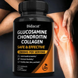 Chondroitin Glucosamine Collagen Capsules for Knee, Joint Health, Bone Quickly Nutrition Supplement