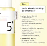 200ml Original Numbuzin No.3+ Super Glowing Serum Toner Niacinamide Brightening No.5+ Vitamin Boosting Essential Toner Face Care