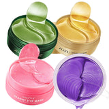 240pcs=120pairs Eye patches Hyaluron Acid & Gold & Seaweed & Black Pearl Hydrating Moisturizing Crystal Collagen Gel Eye Mask