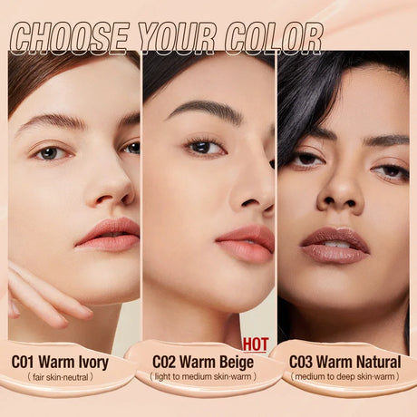 O.TWO.O Liquid Foundation Cream for Face 30ml High Coverage Makeup Base SPF30 Waterproof Concealer Makeup Foundation