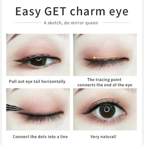 Eye Make-up Liquid Eyeliner Long-lasting Waterproof Non-fading Beauty Make-up Tools Quick Dry Non-halo-dye Eyeliner