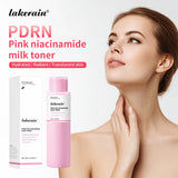 PDRN Pink Niacinamide Milky Toner for Hydrating Moisturizing Soothing Ceramide Glass Glow Skin Milky Toner Korean Skincare
