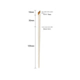 Upgrade Blade Eyeliner Brush Ultra Thin Fine Angle Flat Eyebrow Brush Under The Eye Makeup Brushes Precise Detail Brush White