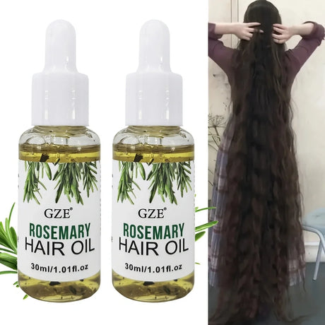 GZE Rosemary Oil For Hair Rosemary Scalp Hair Oil, All Type & Texture | Straight, Waves & Chemically Hairs Strengthens