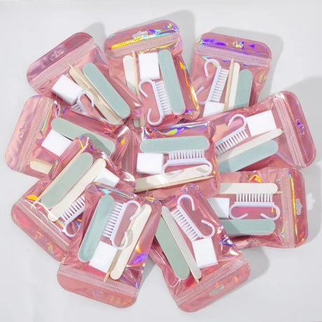 1pack ,Manicure And Pedicure Set, Mini Nail File And Orange Nail Stick Set