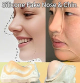 Reusable Silicone Gel Fake Nose & Chin Makeup Kit Natural Effect Cosplay Makeup Special Effects Kit Professional Makeup Kit
