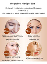 Korea Anti Aging Wrinkle Remover Face Cream Dry Skin Hydrating Facial Lifting Firming Day Night Cream Peptide Serum 50g