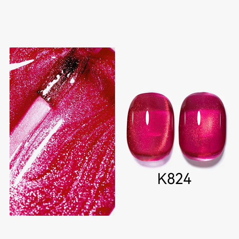 MAYCHAO Cat Eye Magnetic Gel Nail Polish Glitter Effect Semi Permanent Soak Off UV Gel Varnish Manicure For Nail Art
