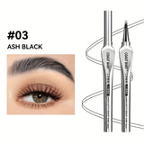 Natural Hair-Like Strokes Eyebrow Pen COAST BABY 2 Forks Tip Waterproof Long Lasting Smudge Proof Brow Pen