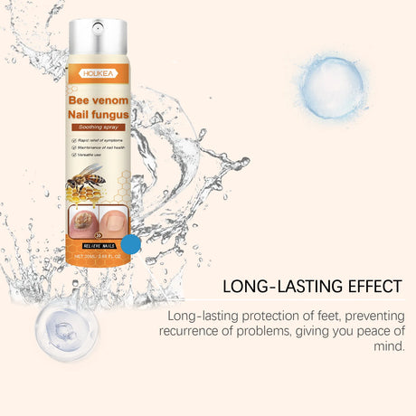 Bee Venom Nail Fungus Repair Spray Gray Nail Treatment Onychomycosis Paronychia Removal Relieve Foot Odor Hand Foot Nail Care