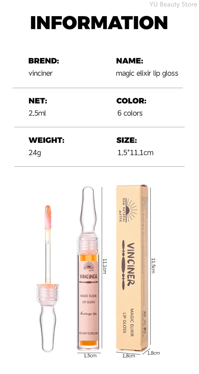 6 Colors Lip Plumping Gloss Instant Lip Plumper Extreme Volume Serum Oil Moisturizing Sexy Plump Lips Korean Makeup Products