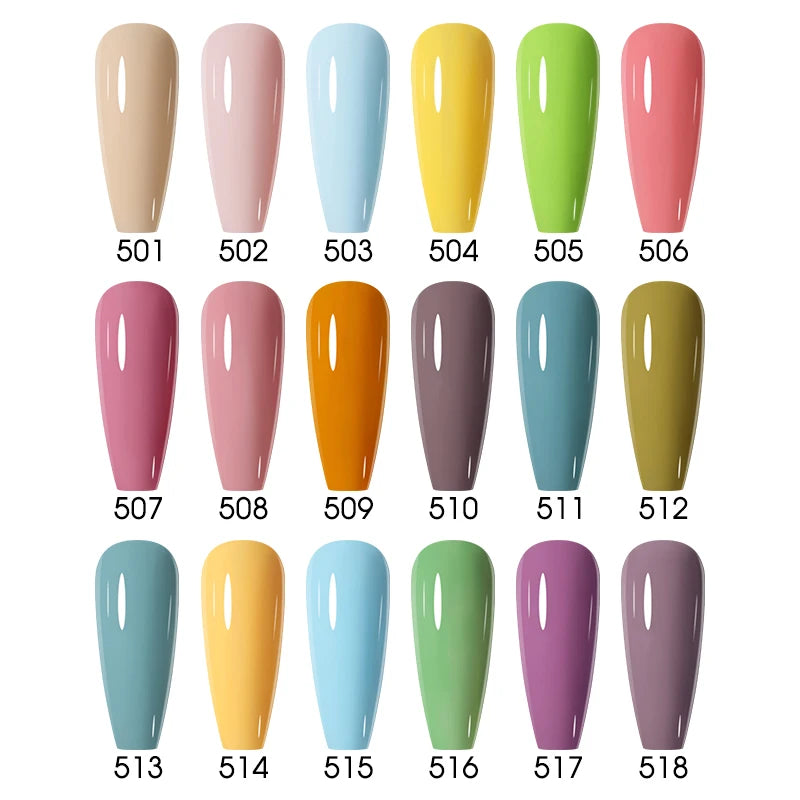 Clou Beaute Gel Nail Polish Neon Brown Royal Blue Red Green Pastal Nude Nail Art Varnishes Gel Lacquer HEMA/TPO FREE UV Gel Nail