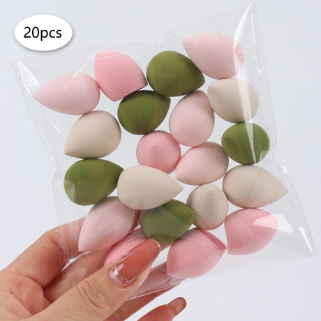 10/20/30/50/100Pcs Mini Makeup Sponge, Expands When Exposed to Water, Suitable for All Skin Types