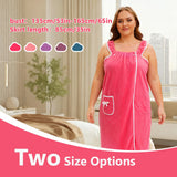 1pc, coral velvet women's bath skirt, wearable bath towel wrap women's absorbent Beach Spa gym bathrobe, slip skirt bath