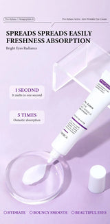 Instant Eye Bag Removal Cream Retinol Anti-Wrinkle Firming Skin Fade Fine Lines Anti Dark Circle Puffiness Brighten Eye Skincare