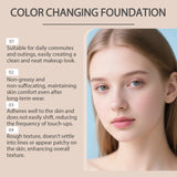 Liquid Foundation SPF 15 Color Changing Concealer Cover Face Blemishes Fine Lines Facial Foundation Natural Beauty Makeup Cream
