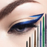 1Pc Waterproof Black Eyeliner Pencils Smudge-Proof Long-Lasting Eye Makeup Perfect For Fashion Look