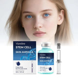 Viareline Stem Cell Skin Ampoule 35ml Firming Essence Reduces Fine Lines Rejuvenates Face Serum