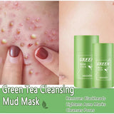 Original Facial Remove Blackhead Green Tea Solid Mask Treat Acne Blemish Black Dots Clean Stick Cream Shrink Pores Skin Care
