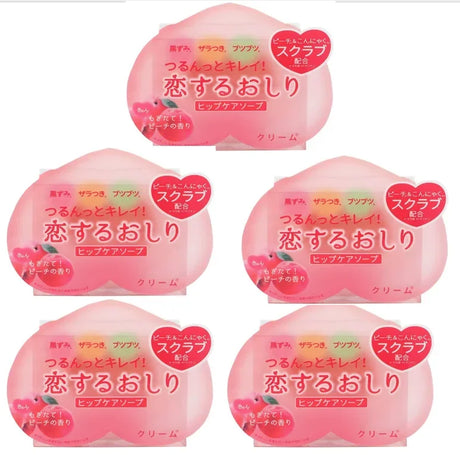 Peach Shaped Soap Intimate Skin Exfoliating Bar Moisturizing Feminine Care Smooth Tender Skin Daily Cleaning Care Products