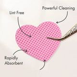 LINMANDA 200Pcs Lint Free Nail Cleaning Wipes Nail Cleaning Pads Gel Nail Cleaning Wipes Suitable for Home or Nail Salon Use