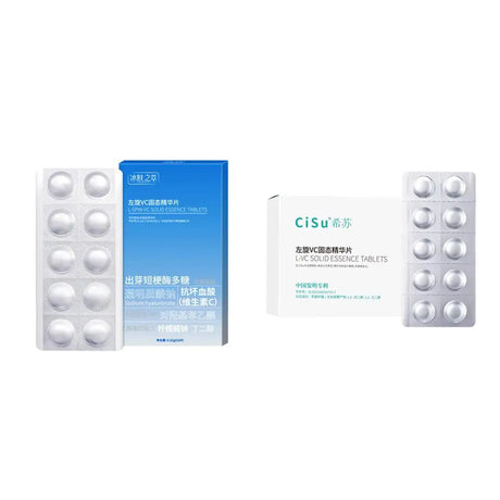 1 Kit VC Solid Essence Tablets Anti-aging Remove Wrinkle Shrink Pore VC Moisturizing Brighten VC Freeze-dried Powder Skin Care