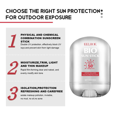 Sunscreen stick Body Face Spf 90+ UV Protective Cream Sunburn Repair Cream Sun Block Isolation Cream Moisturizing Skin Care