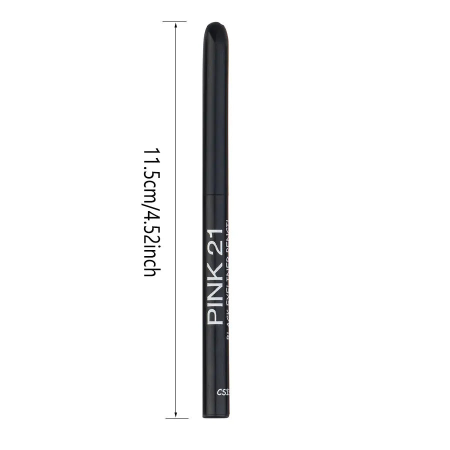 5Pcs Black Eyeliner Pencil Set - Waterproof, Long-Wearing, Easy Twist-up Application for Perfect Eye Makeup