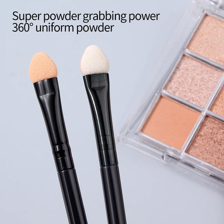 6/10/15PCS Super Soft Sponge Eyeshadow Brush Set, Double-Sided Blending Brush, Applicator Brush, Multi-Purpose Beauty Tool