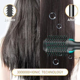 4-in-1 Hot Air Brush Hair Dryer Set | Curling, Straightening, Drying & Styling Tool with Rotating Ceramic Brush | Volumizer Blow Dryer Brush for Women | Ideal Birthday & Christmas Gift for Her | Salon-Style Results at Home