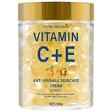 Vitamin C+E Anti-Wrinkle Skincare Cream with Retinol & Hyaluronic Acid for Moisturizing, Protecting & Smoothing Skin.