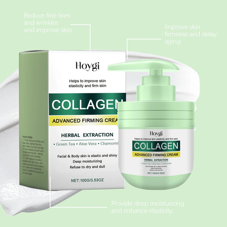 Collagen Body Cream Firming Fade Fine Lines Wrinkle Dark Spots Repairing Drying Body Brightening Moisturizing Cream Skin Care