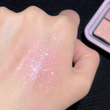 Mint diffuse pink blue small pink frame nine-color eyeshadow palette low saturation clear mint green pearl matte gentle pure des