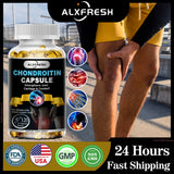 Alxfresh Chondroitin Glucosamine Capsules Turmeric Tablet for Knee, Joint Health, Bone Quickly Nutrition Supplement