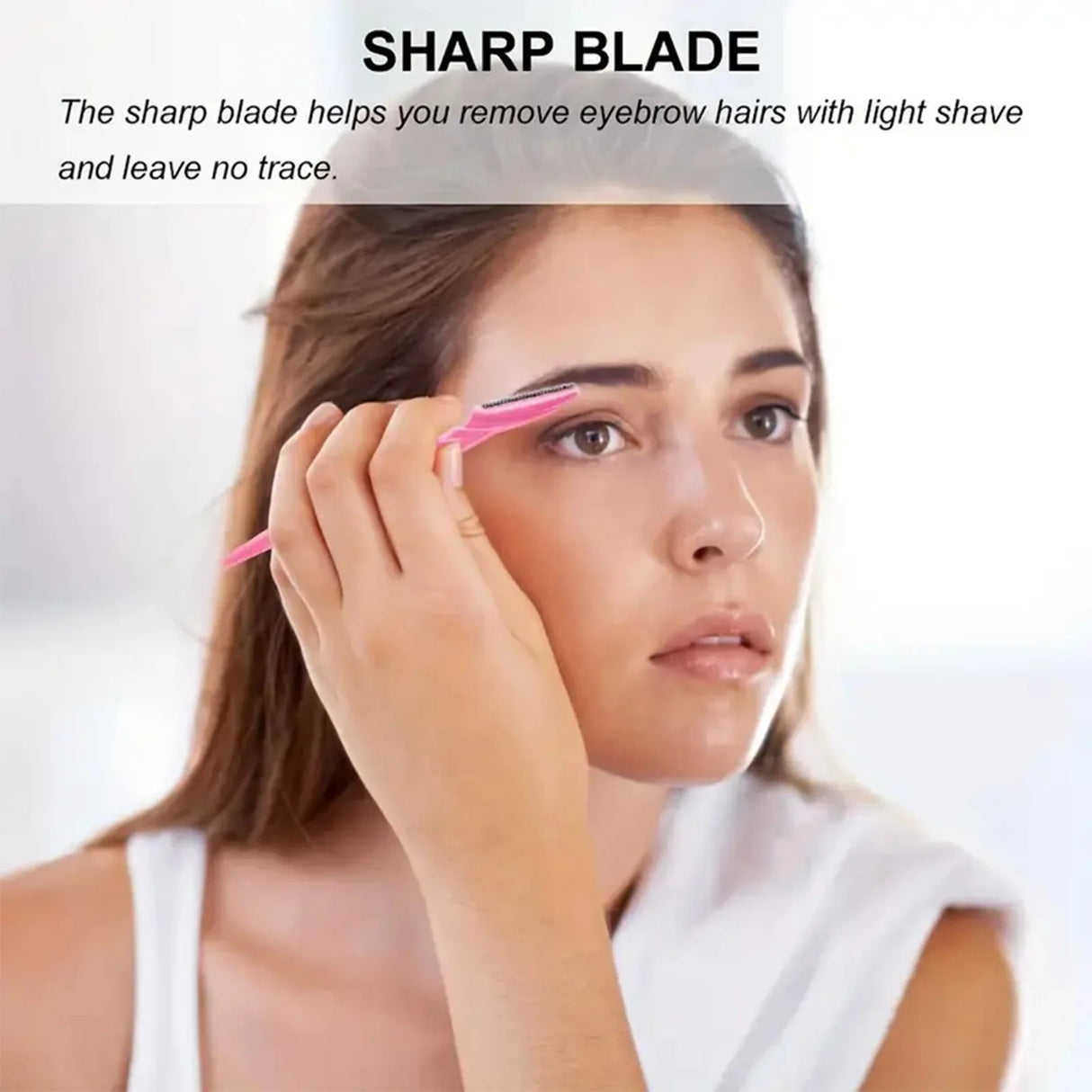 3/30/40Pcs Body Hair Removal Shaver Blades Eyebrows Shaping Knife Eyebrow Trimmer Makeup Beauty Tools Safe Eye Brow Razor Face